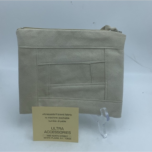 Vintage Ultra Accessories Ultrasuede Cosmetic Bag - Picture 3 of 5